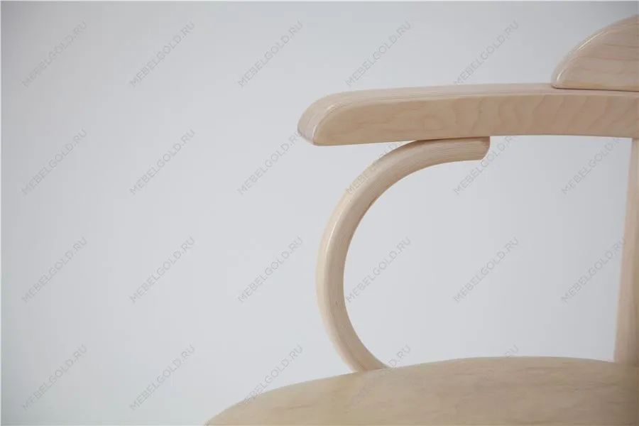 Стул барный 650 Венский мягкий (беленый дуб, экокожа бежевая) | изображение 3