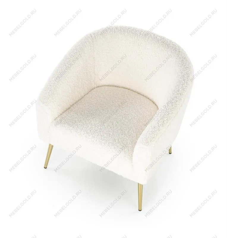 Кресло Halmar GRIFON (кремовый/золотой) | изображение 2