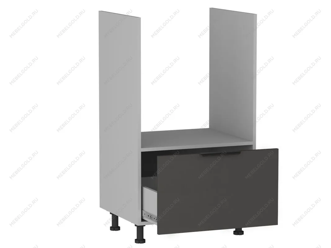 Стол под духовой шкаф 960 СД-60, Ватель (600*566*1060) Экокожа Серый, 23326 | изображение 1