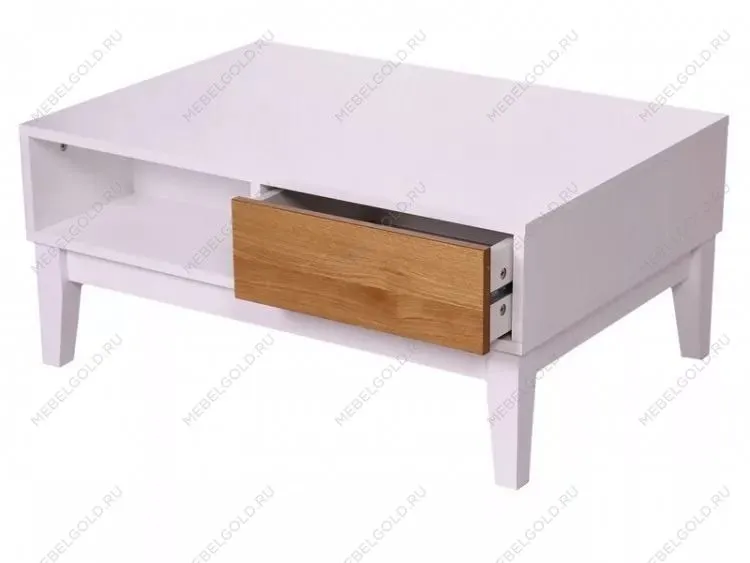 Стол Квадро (молочный дуб/светлый дуб)