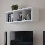 Стеллаж Фора, 3 полки, 112х42х38 см, белый | изображение 5