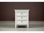 Тумба прикроватная 3 ящика Manhattan (Молочный) | изображение 3