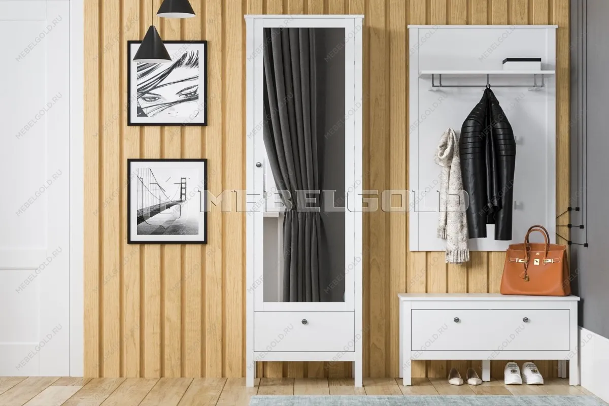 Балашиха - Шкаф Хельга SZF1W1S/60 белый | изображение 1