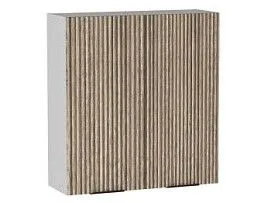 Шкаф 960 2-х дверный ШГ-90, Ватель (900*316*960) Дуб рейка темный, 23564