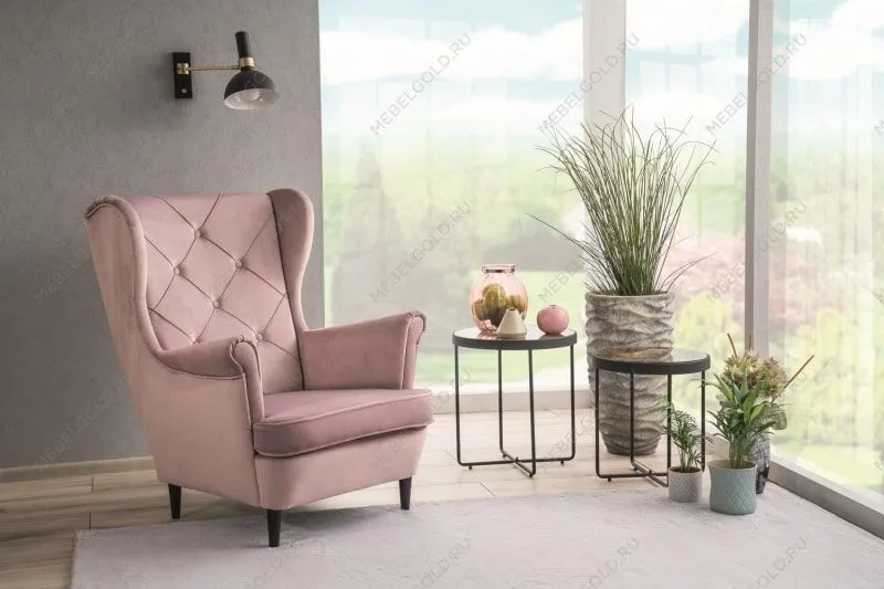 Кресло Signal LADY Velvet Bluvel 52 (античный розовый) | изображение 1