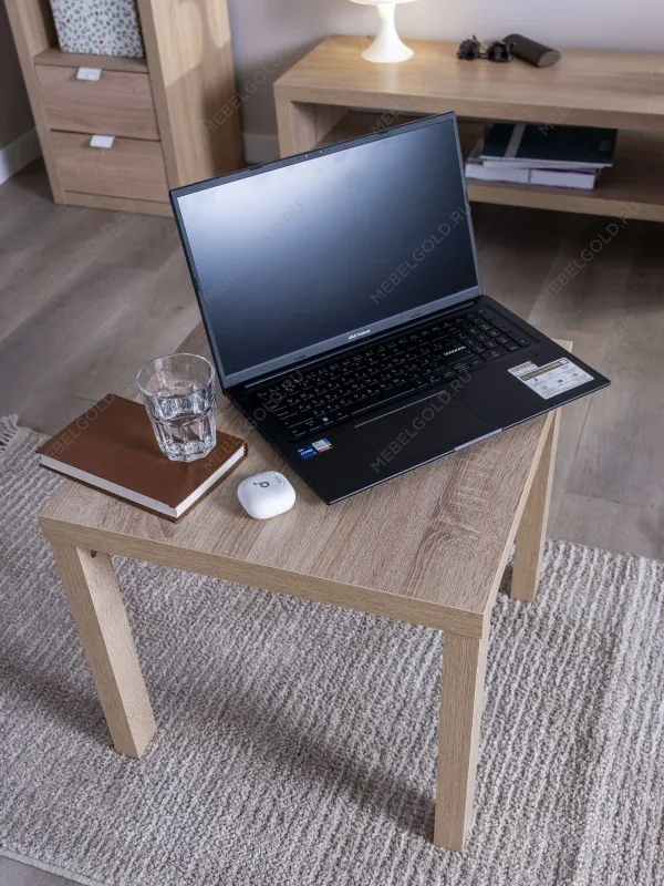 Стол журнальный Энкель, 50x50x45 см, дуб беленый | изображение 2