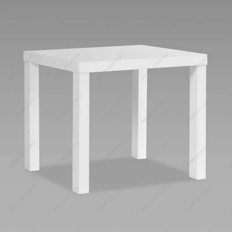 ЛАКК / ЭНКЕЛЬ Журнальный стол ИКЕА / IKEA 50, тамбурат, цвет белый | изображение 1