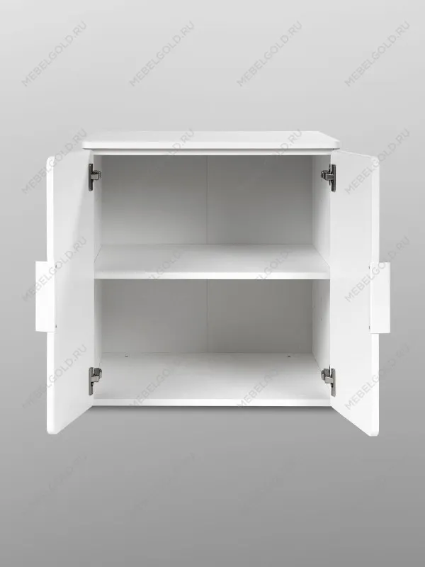 Шкаф Пикси распашной, с двумя дверьми и полкой 60x57x60, белый (робкий подснежник) | изображение 11