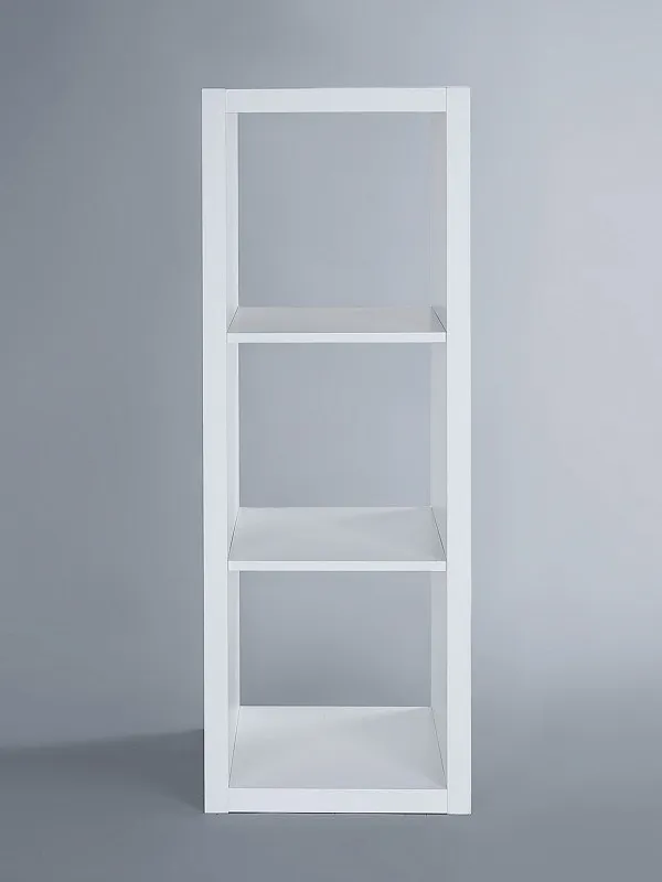Стеллаж Фора, 3 полки, 112х42х38 см, белый | изображение 7