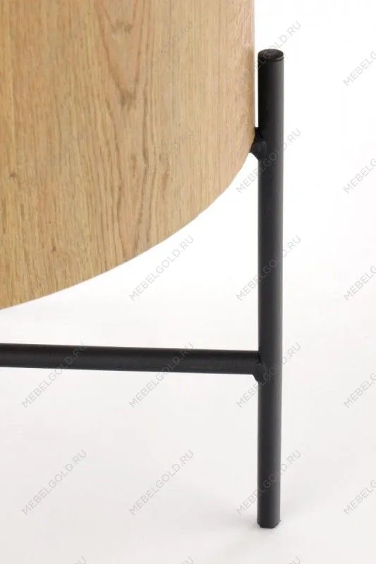 Стол журнальный Halmar BROOKLYN-S (дуб натуральный/черный) | изображение 5