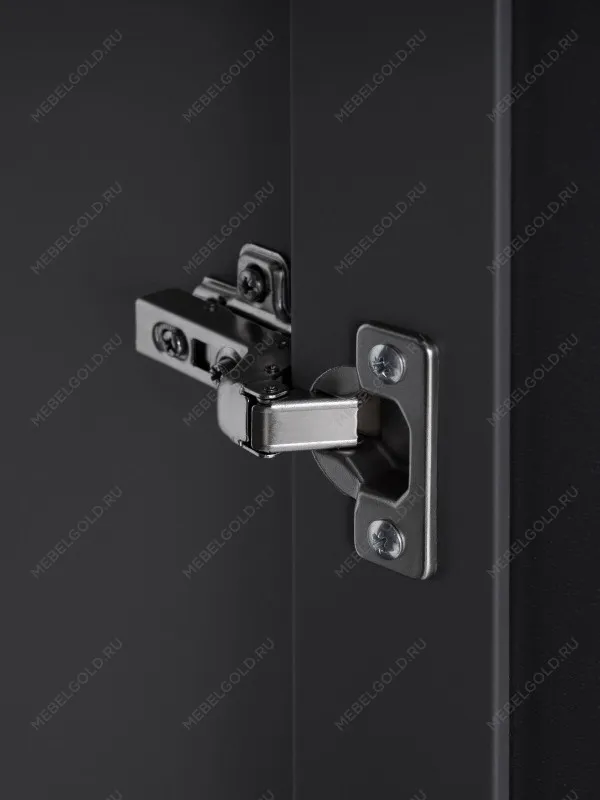 Шкаф с витриной Сага, 90х41х215 см, серый | изображение 6