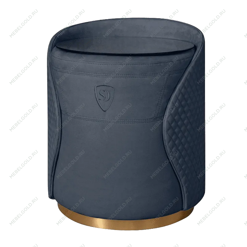 Пуф-тумба Антрацит (новабук) золото Sweet dreams PS-101