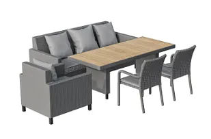 Комплект плетеной мебели MOKKA BELLA LOUNGE