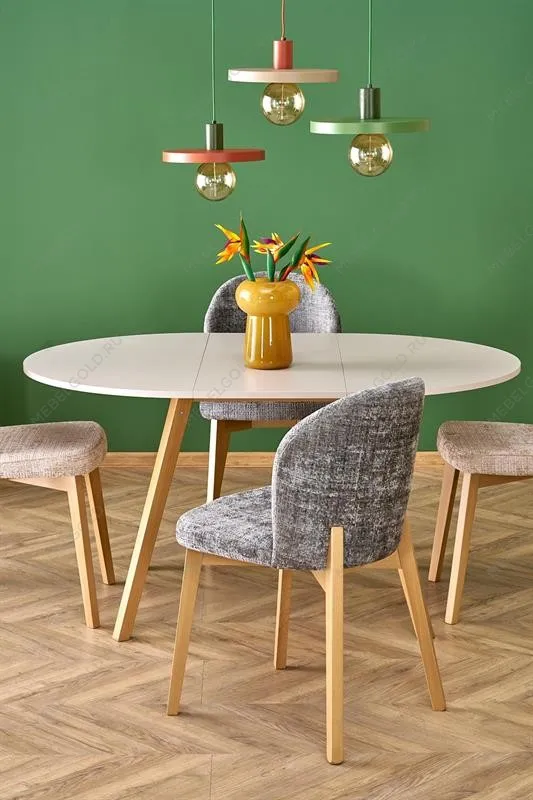 Стол обеденный Halmar RUBEN 102 (кашемир/натуральный) | изображение 16