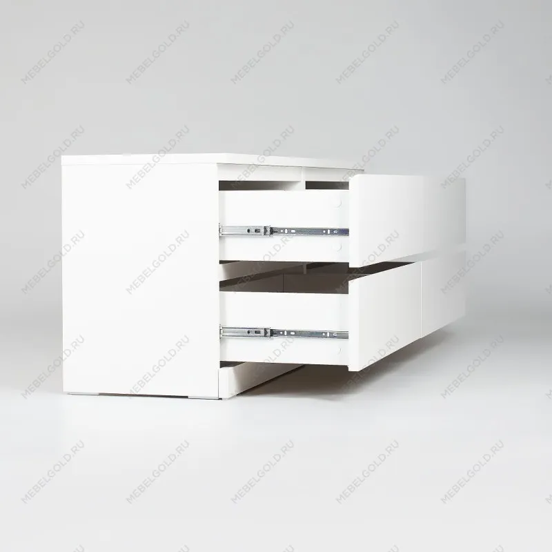 Комод Варма, 4 ящика, горизонтальный, 160х54х40 см, эмаль белая | изображение 12