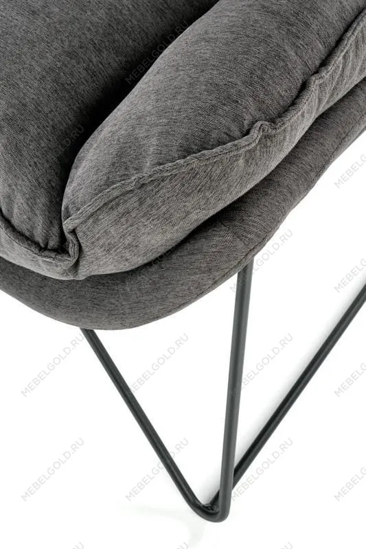 Центральный склад - Кресло Halmar VOLKER (темно-серый/черный) | изображение 10