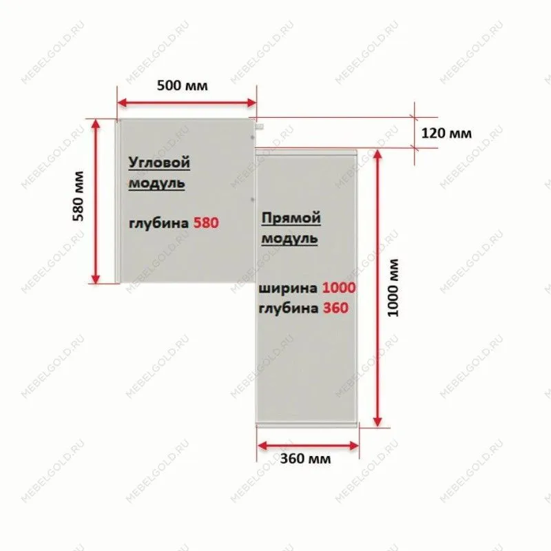 Модуль гардероба МАКС, 100х36х233 см, белый | изображение 2