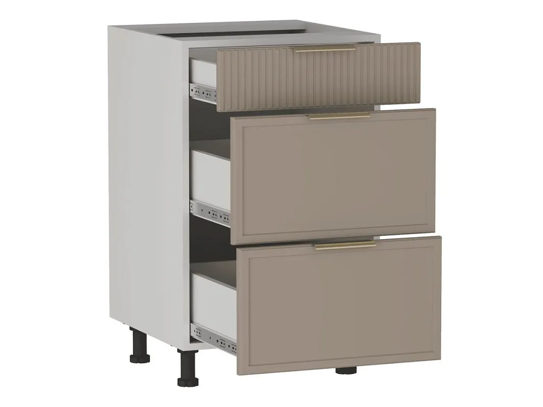 Стол с ящиками СЯ-50 (140/284), Берта (500*528*820) Мокко, 25123 | изображение 1