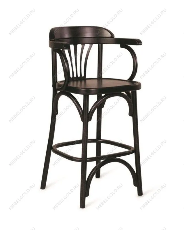 Стул барный 650 Венский твердый (темный тон) | изображение 1