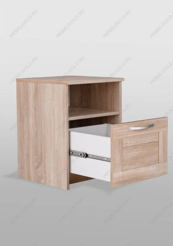 Тумба прикроватная Сириус, 1 ящик, 41х39х53 см, дуб сонома | изображение 9