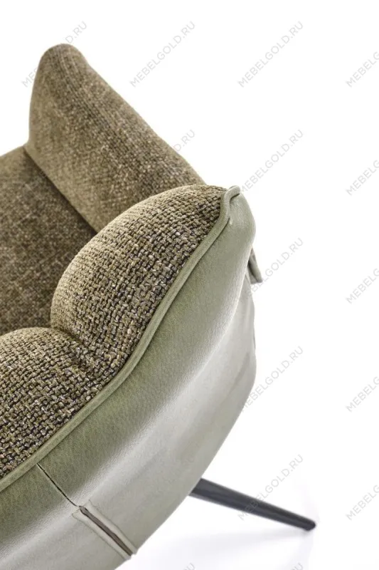 Стул кухонный Halmar K579 поворотный (зеленый/черный) | изображение 9