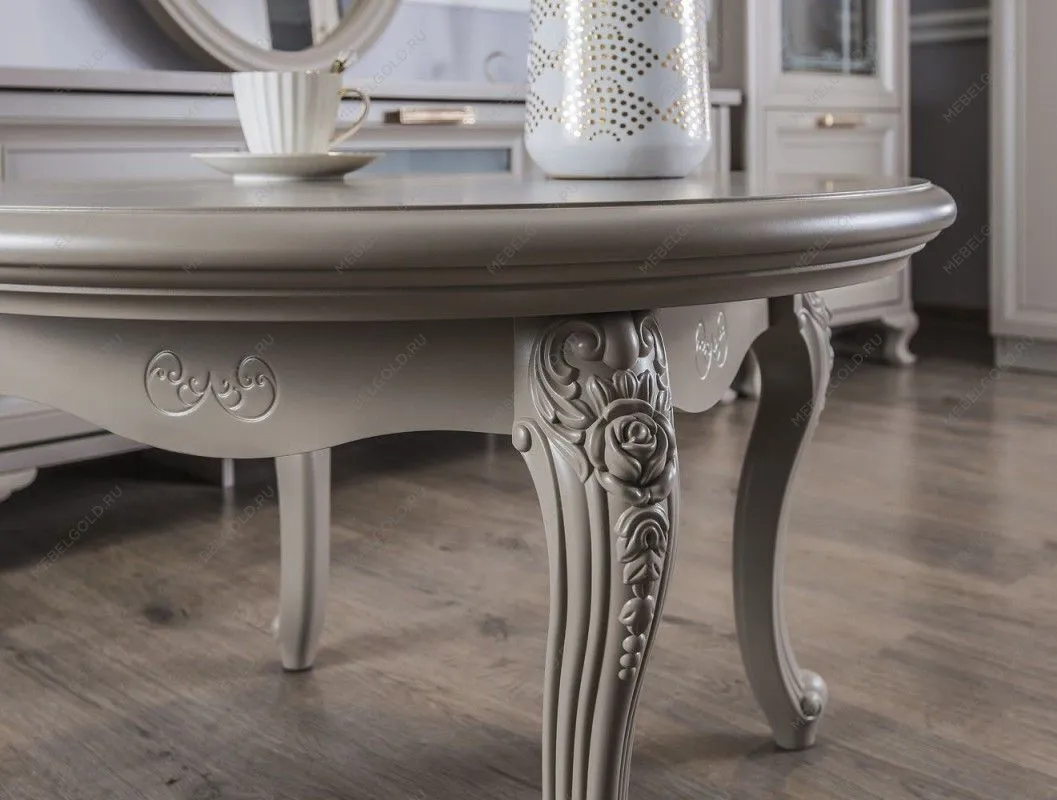 Столик круглый Мокко серый камень | изображение 13