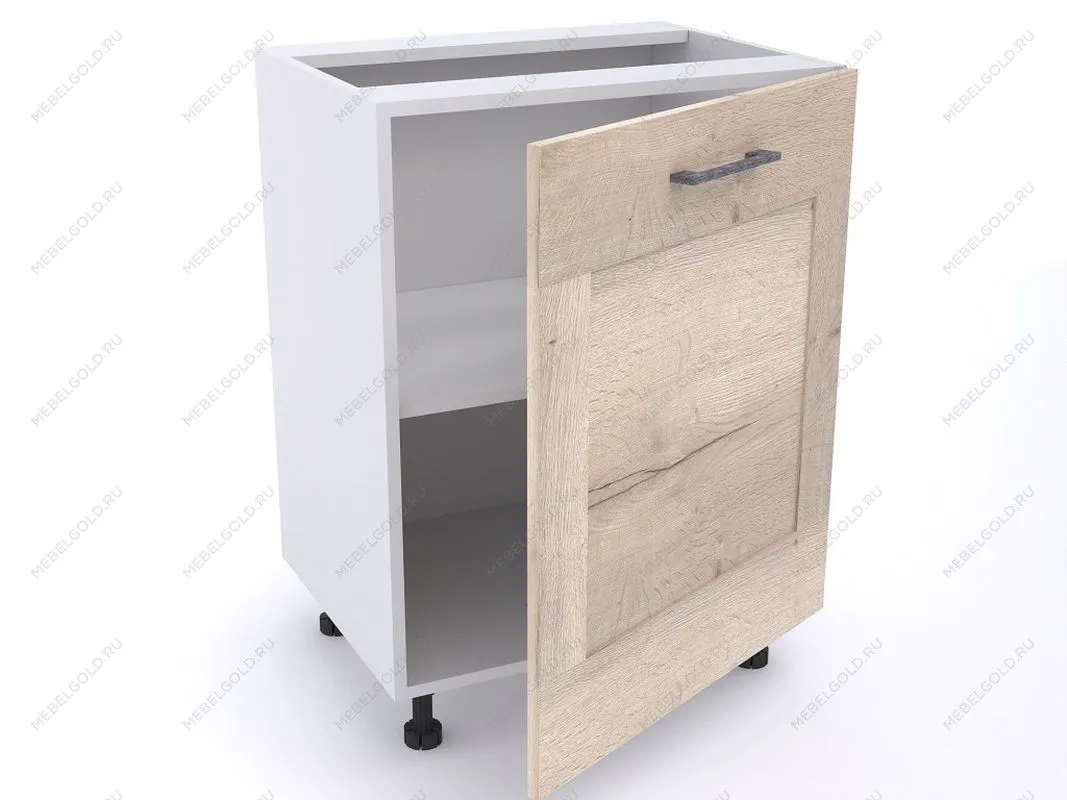 Стол С-60, Дублин (600*470*820) Дуб галифакс белый, 21605 | изображение 1