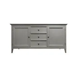 Комод 2 дверки 3 ящика Manhattan (Серый)