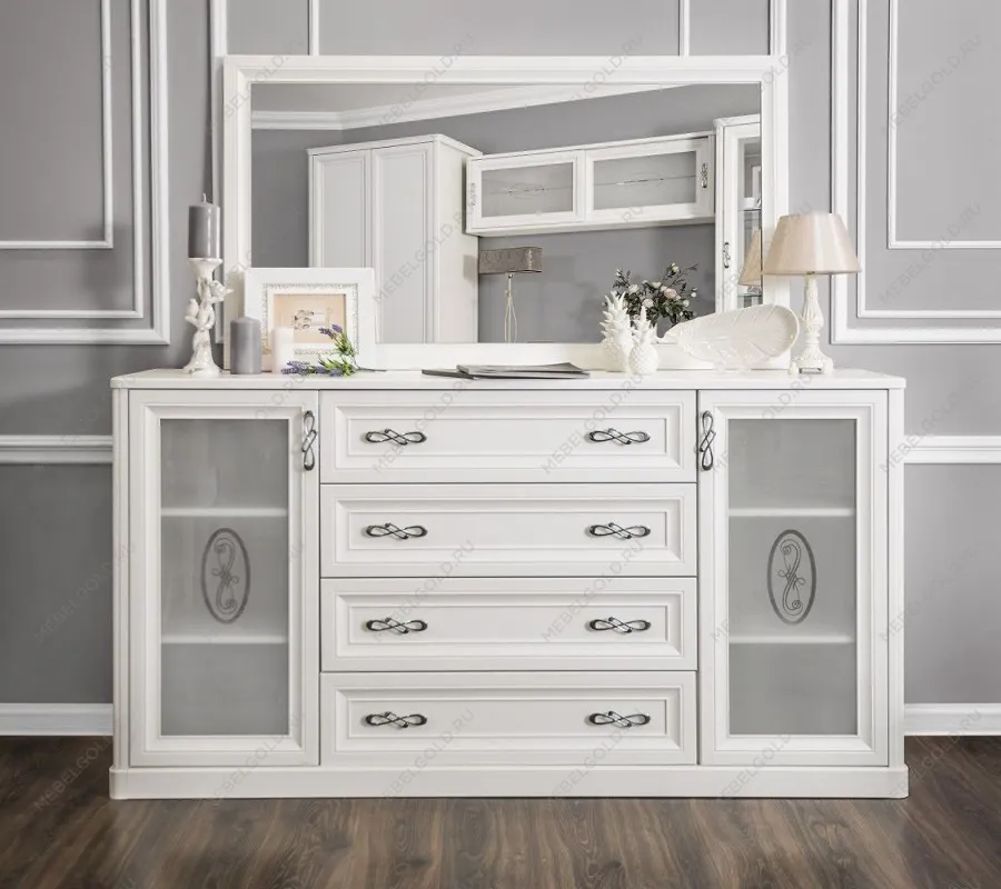 Зеркало Мишель белый матовый (гостиная) - Выставка Балашиха | изображение 2