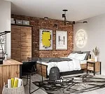 Кровать Лофт LOZ120х200 | изображение 5