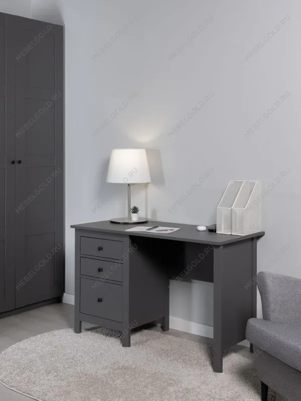 Стол письменный Сага, 120х56, серый | изображение 1