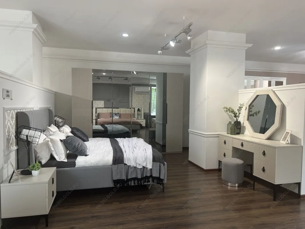 Кровать Стелла 180х200 светло серый камень | изображение 9