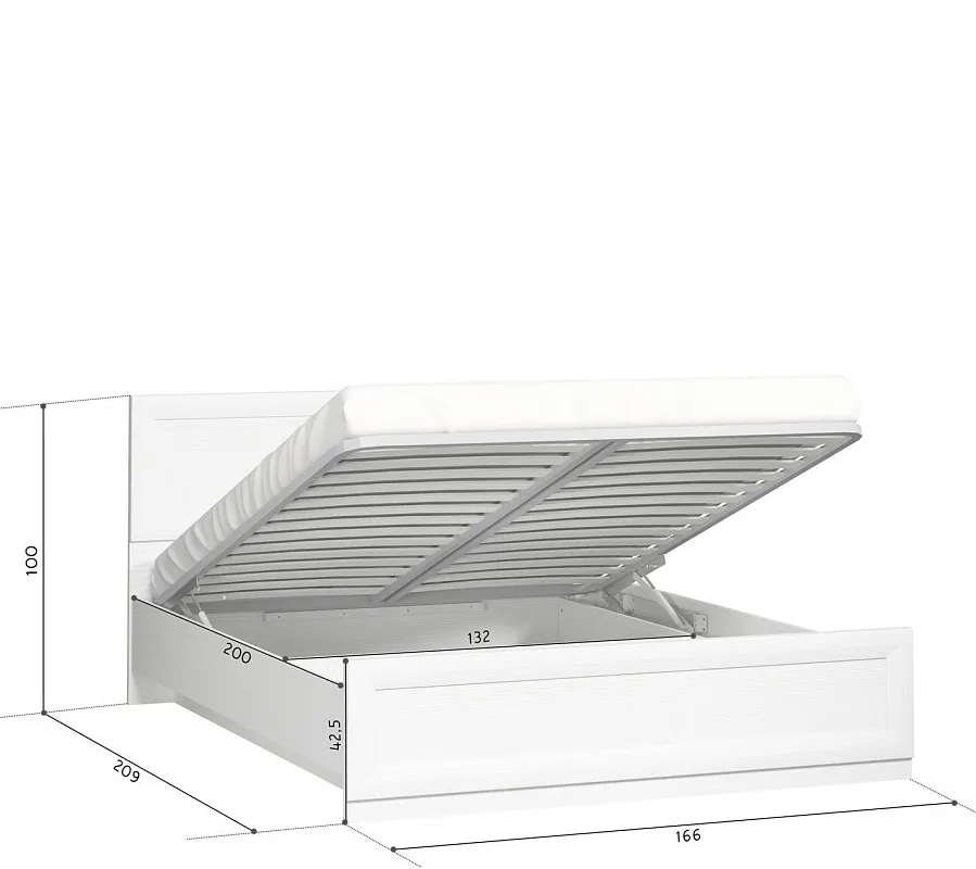 Кровать Мальта LOZ160x200 с подъемным механизмом | изображение 1