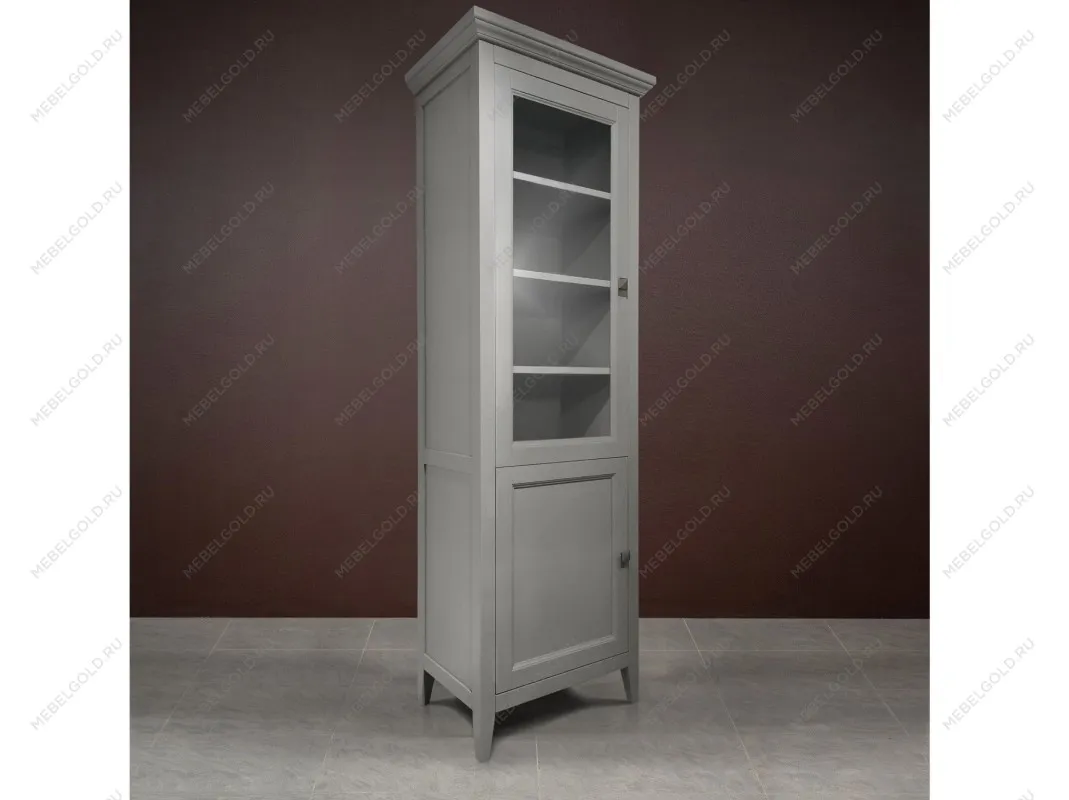 Библиотека 1 дверная левая Manhattan (Серый) | изображение 1