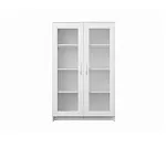 БРИМНЭС / СИРИУС тумба ИКЕА / IKEA 2 двери со стеклом 78х123 белая | изображение 1