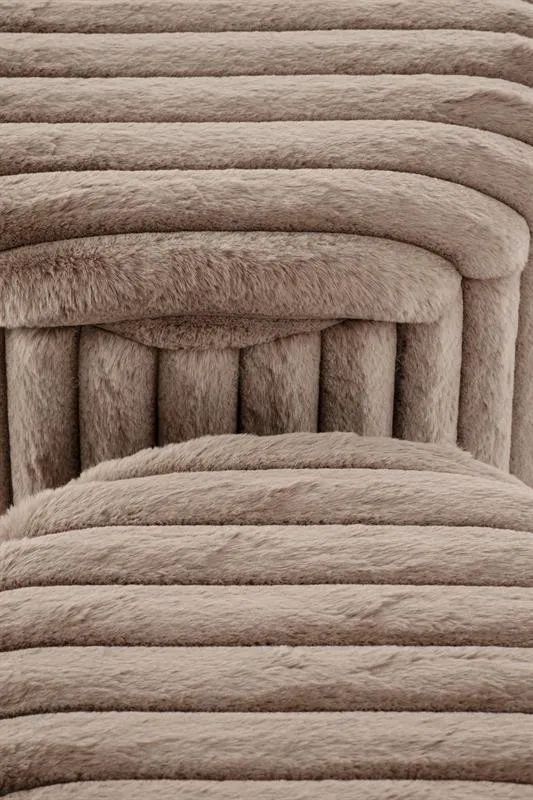 Комплект Halmar FIDO (2 пуфа) (капучино/золотой) | изображение 3