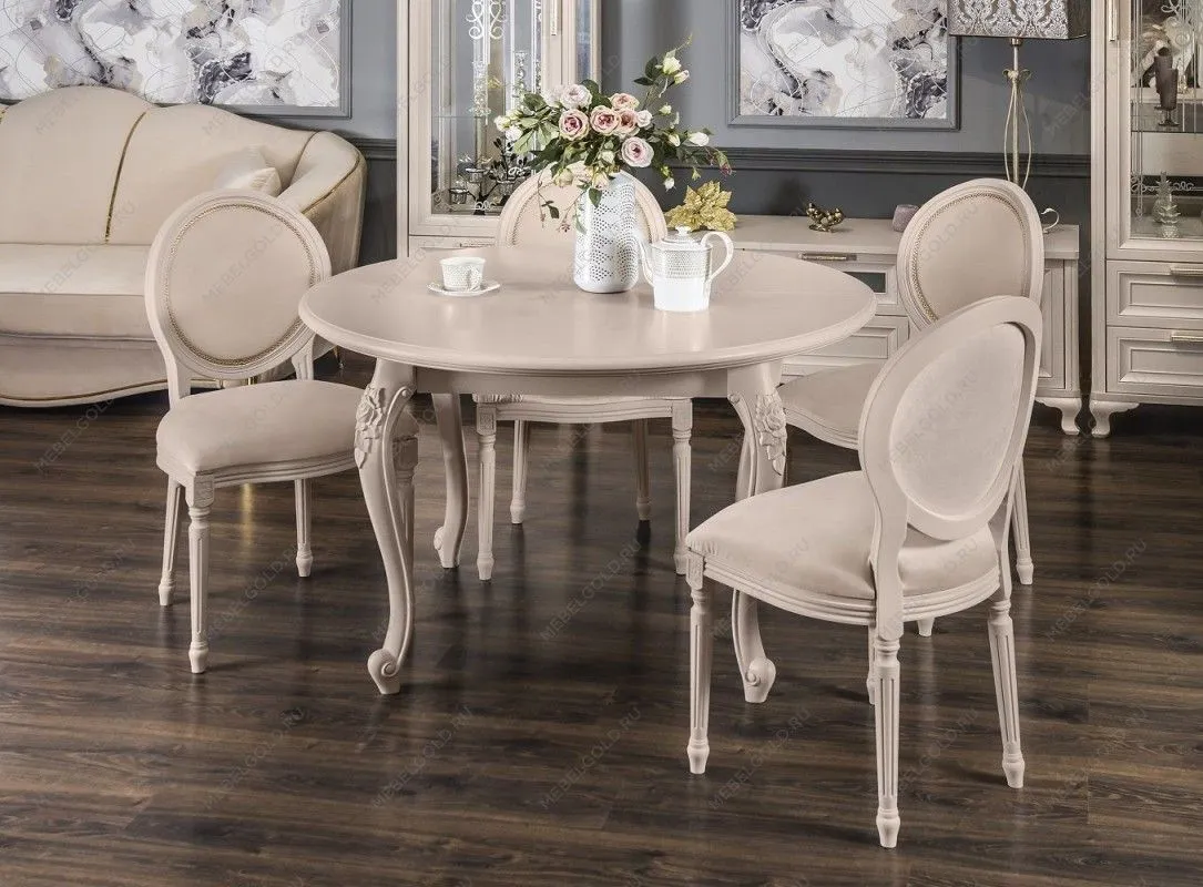 Стол Мокко круглый бежевый - Выставка м. Марьина роща | изображение 2