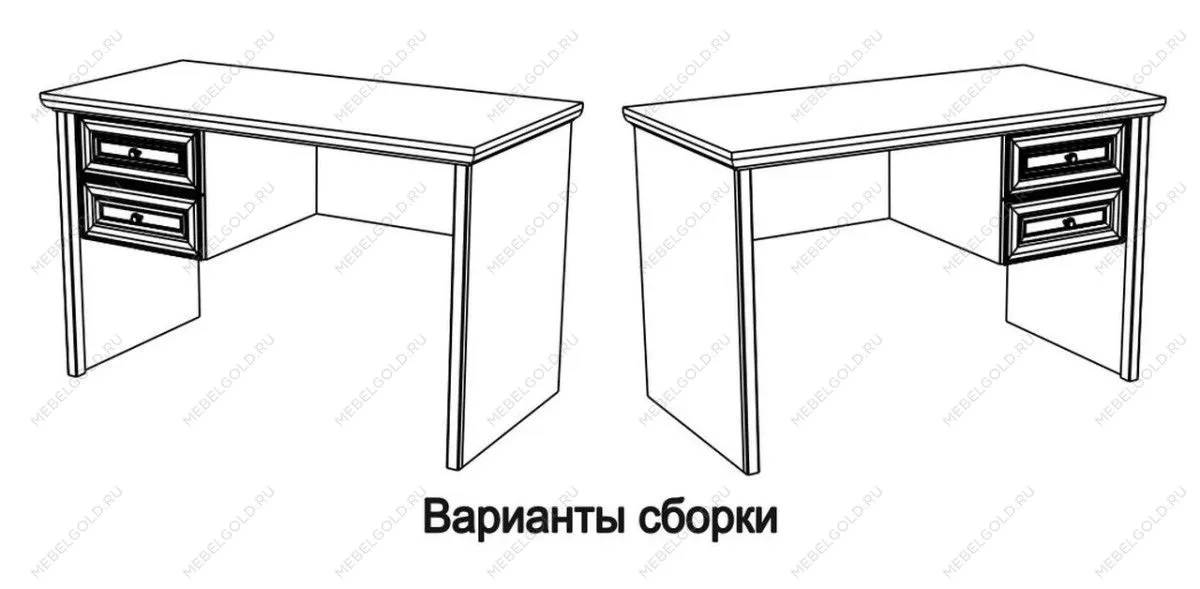 Стол письменный, Клер (1200*600*750) Сосна Андерсен, 31507 | изображение 3