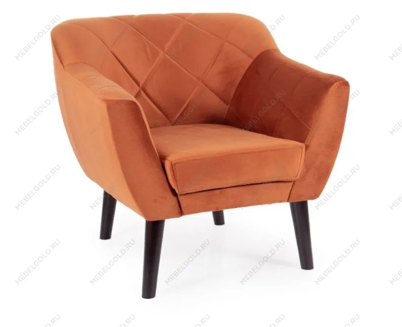 Кресло Signal KARO 1 VELVET (корица/венге)