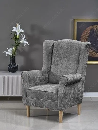 Кресло Halmar HERMES (серый) | изображение 8