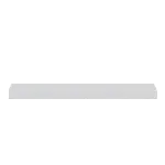 КАЛЛАКС / ФОРА Полка настенная ИКЕА / IKEA 1.6, тамбурат, цвет белый | изображение 1