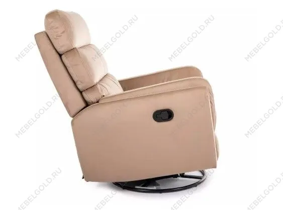 Кресло Signal ARGOS Velvet раскладное (бежевый) | изображение 2