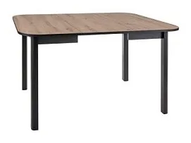 Стол обеденный Signal DANTE II 90 раскладной (дуб артизан/черный)
