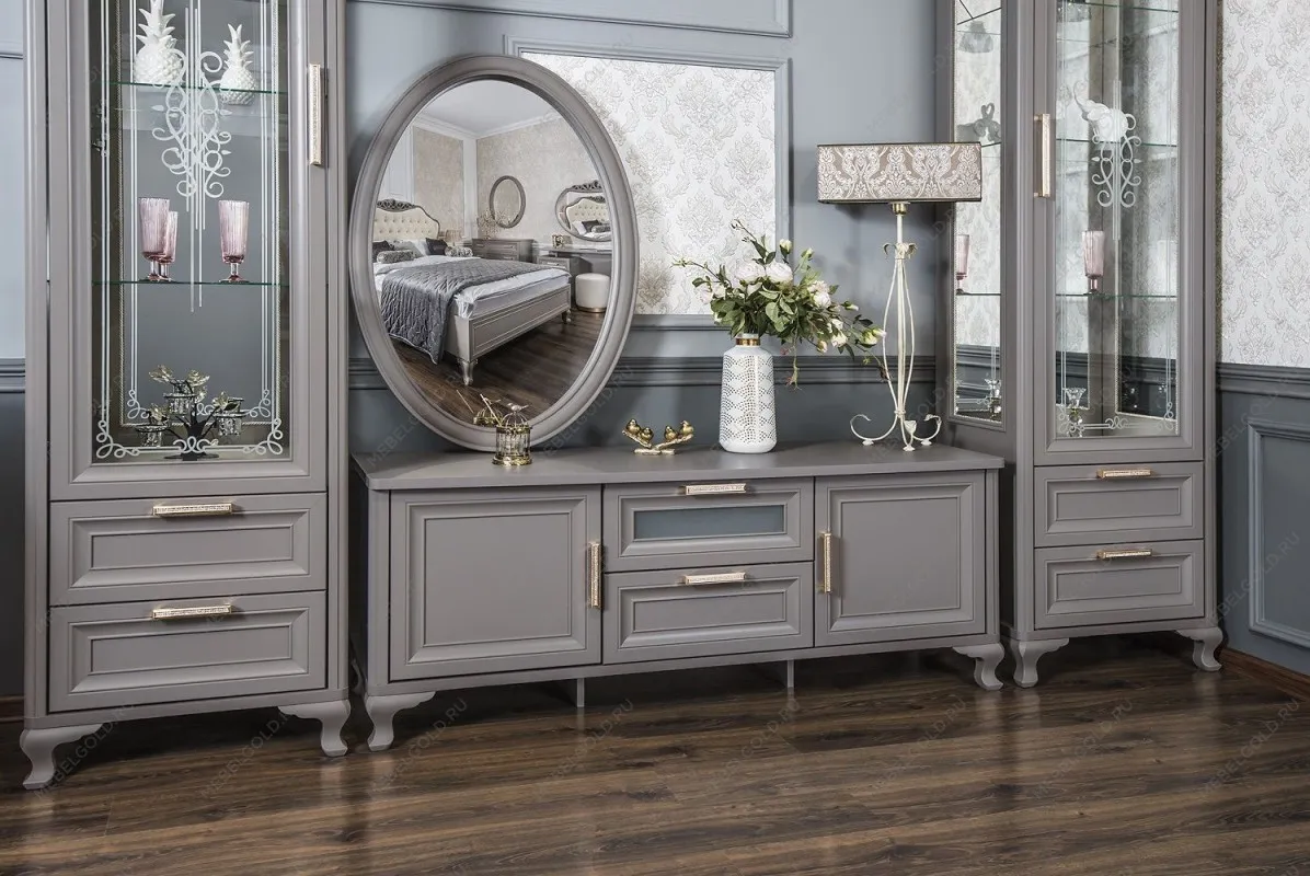 Тумба под телевизор Мокко серый камень - Выставка Балашиха | изображение 4