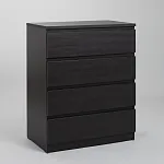 МАЛЬТА комод ИКЕА / IKEA 4 ящика 80х99 Дуб Венге | изображение 1