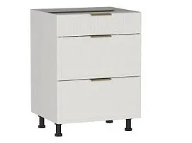 Стол с ящиками СЯ-60 (140/284), Берта (600*528*820) Экокожа Белый, 25324