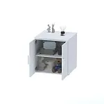 ПИКСИ шкаф распашной с 2 дверьми 60x57x63, робкий подснежник | изображение 4