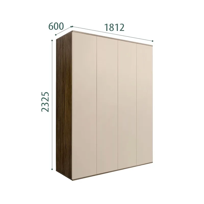 Шкаф 4-х дверный Bogemia Woodline Air (Ваниль) БМШ2/4(0)