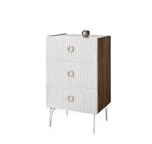 Комод Bogemia Woodline Fi (Белый) (Lakobel/Золото) БМКМ-1