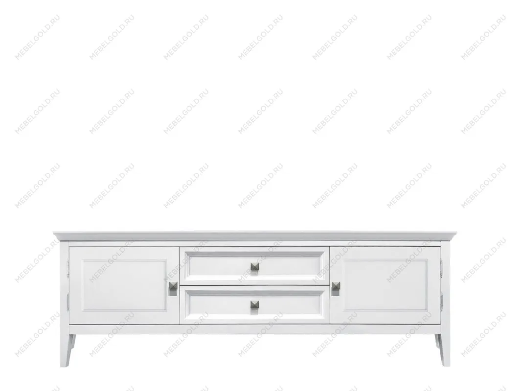 Тумба ТВ 2 ящика 2 дверцы Manhattan (Белый)